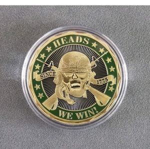 Army Heads We Win Tails You Lose Challenge Coin